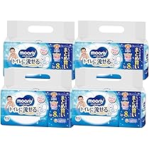 【おしりふき 】ムーニートイレに流せるタイプ 詰替 400枚 (50枚×8) Amazon.co.jp: ムーニー 【まとめ買いパック】【おしりふき
